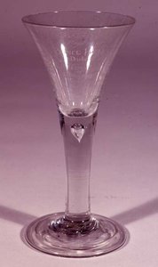 Amen Glass, English, c.1720 by English School